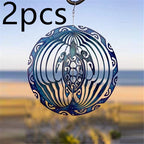 Zen 3D Ocean Blue Wind Chimes