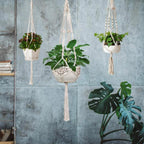 2-Piece: Plant Hanger Flowerpot Net Bag