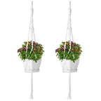 2-Piece: Plant Hanger Flowerpot Net Bag