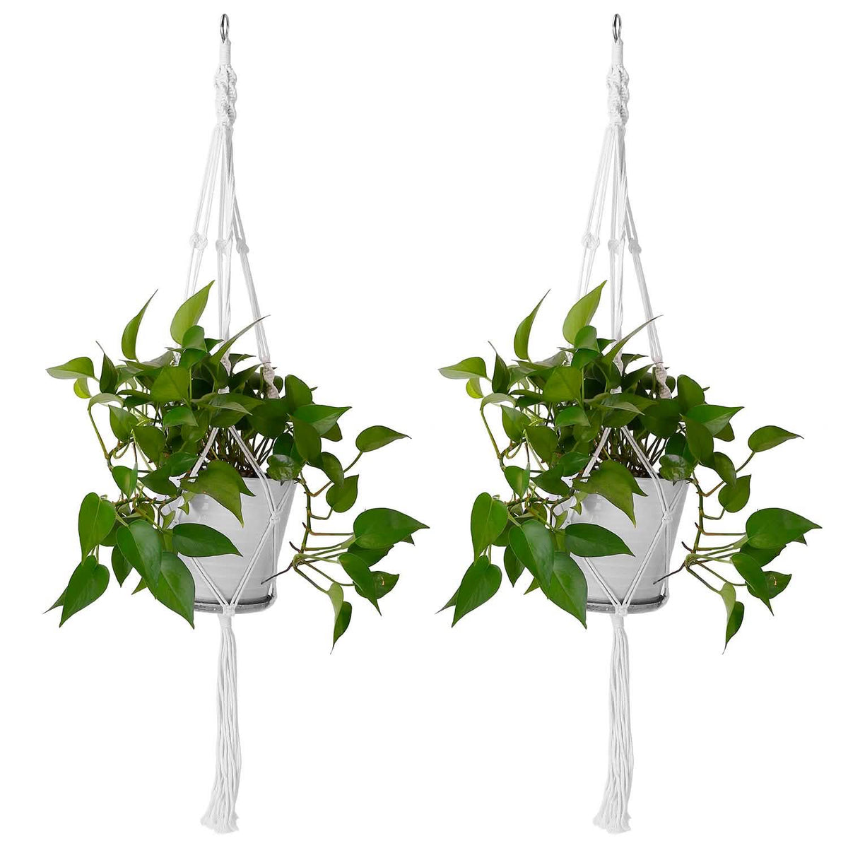2-Piece: Plant Hanger Flowerpot Net Bag