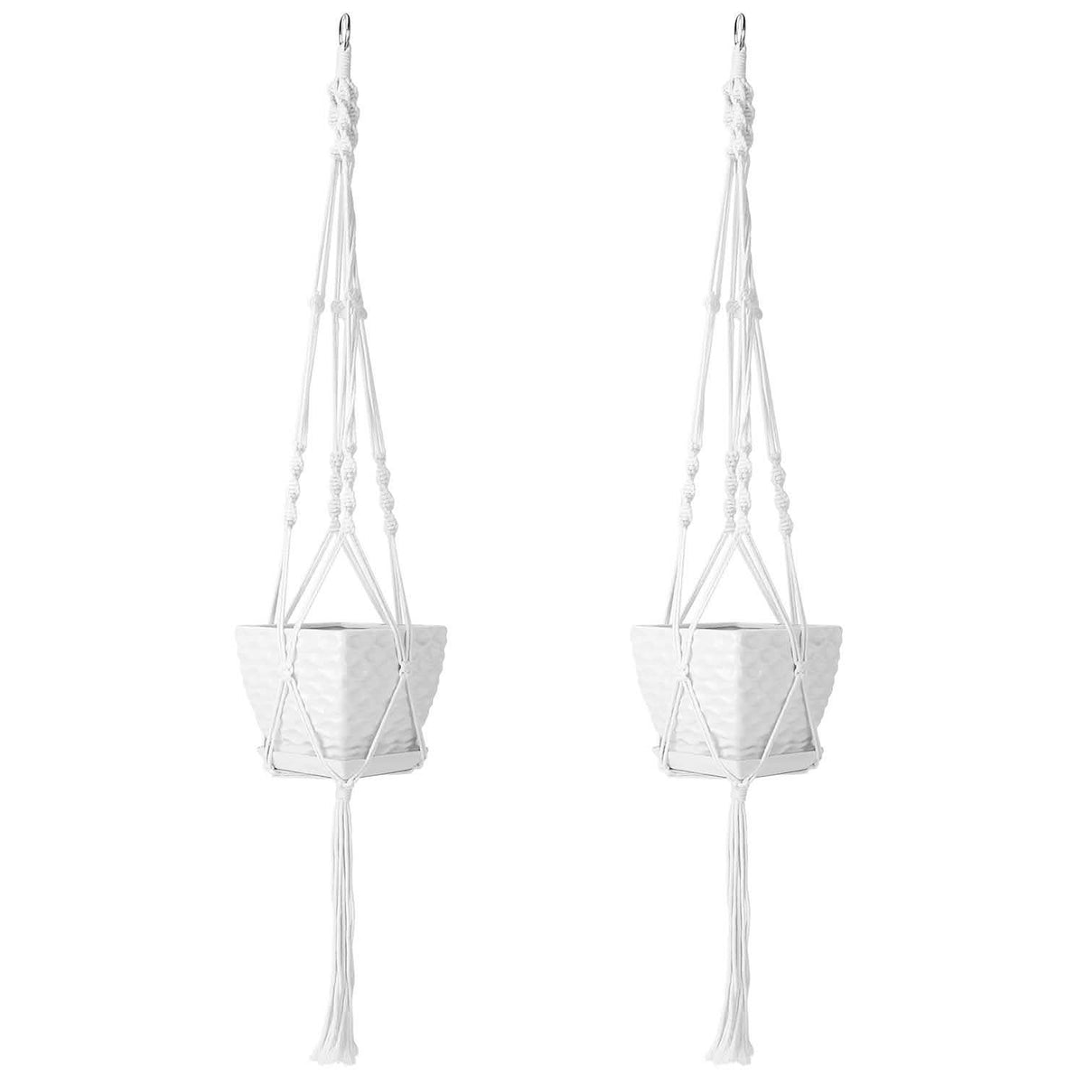 2-Piece: Plant Hanger Flowerpot Net Bag