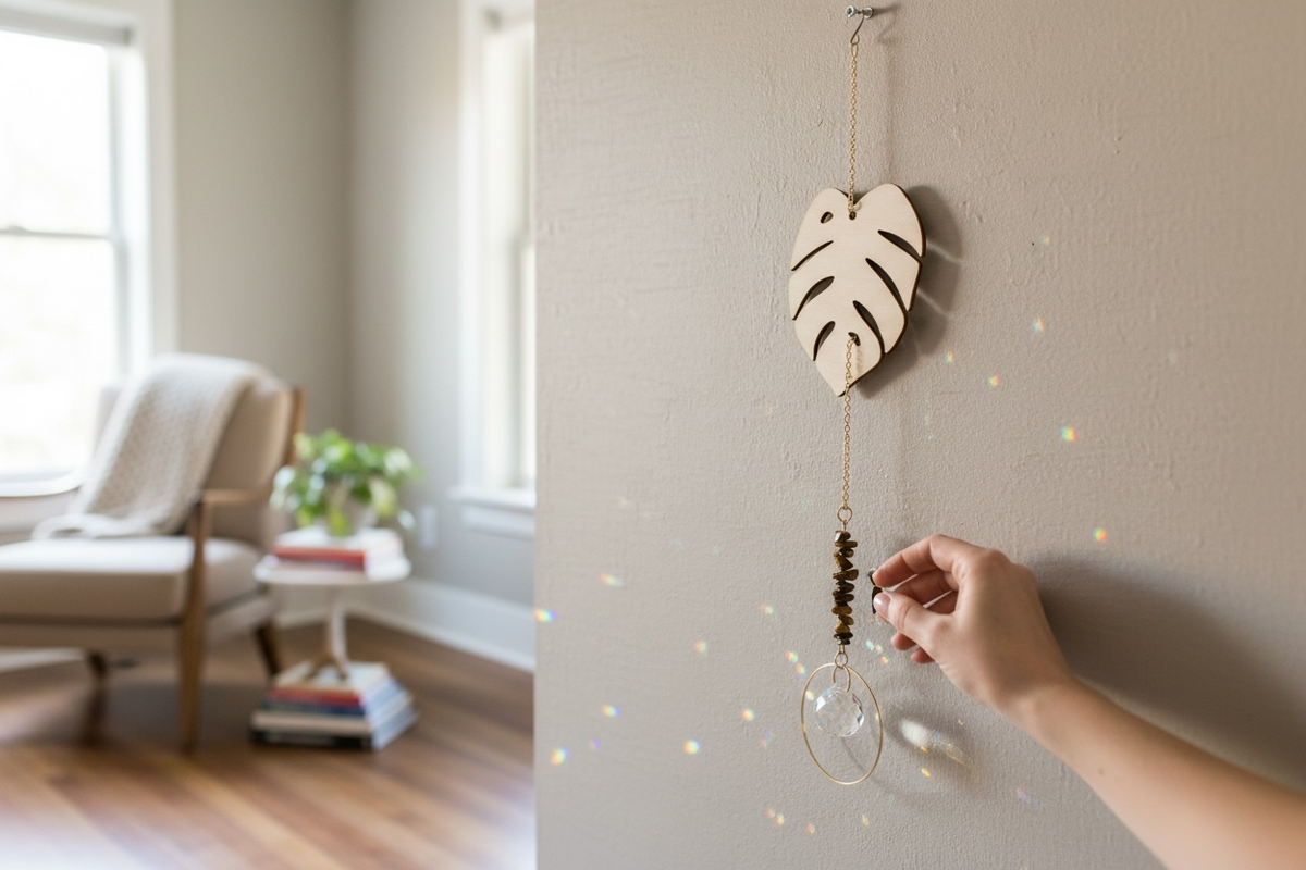 Monstera Suncatcher