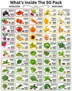 20-50 Varieties - Heirloom Vegetable & Herb Seed Vaults – USA Grown, Non-GMO - 10,000-50,000 Seeds