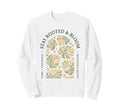 Funny Plant Rooted Boho Monstera Sweatshirt - Streetwear Style for Adults