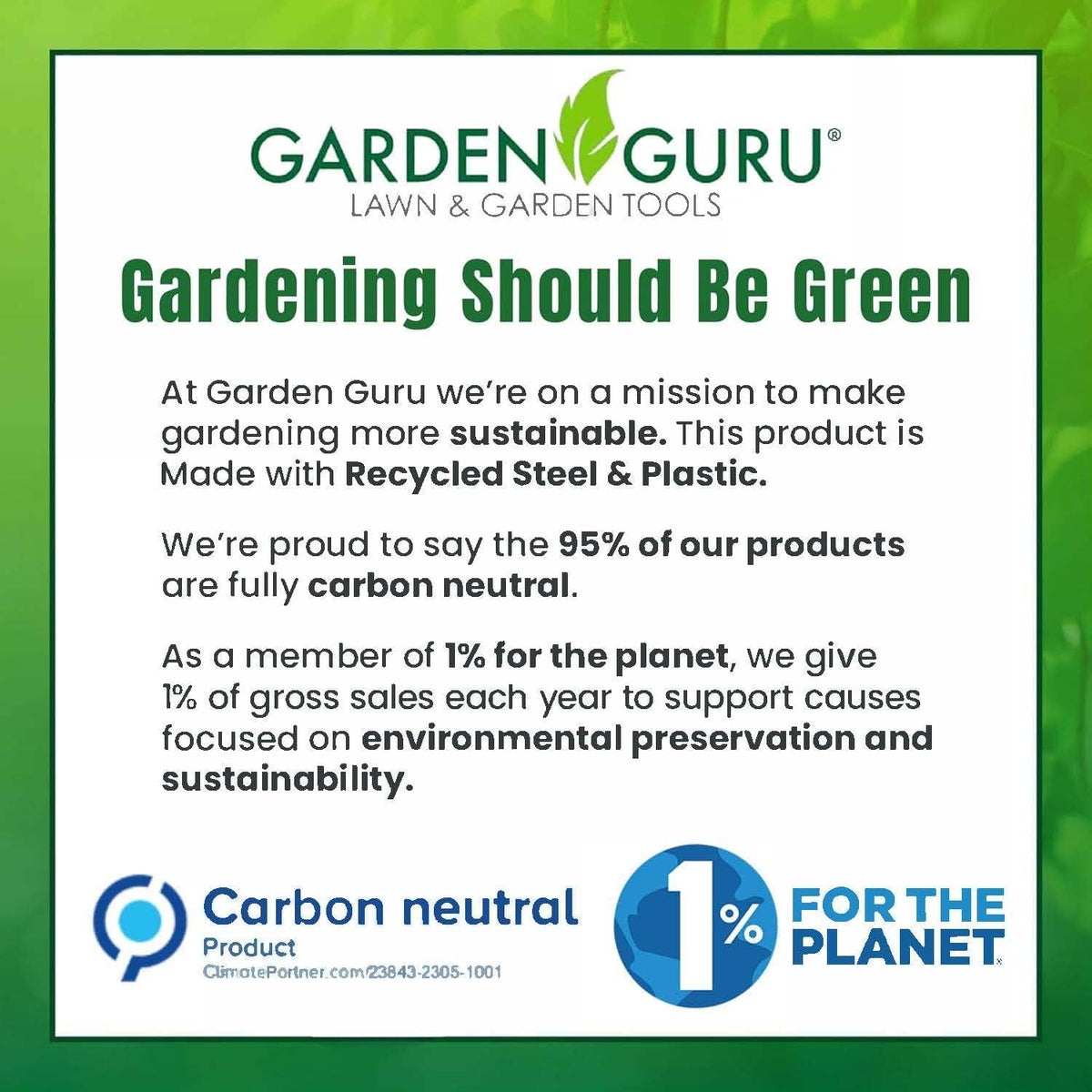Steel Garden Dibber Planting Tool