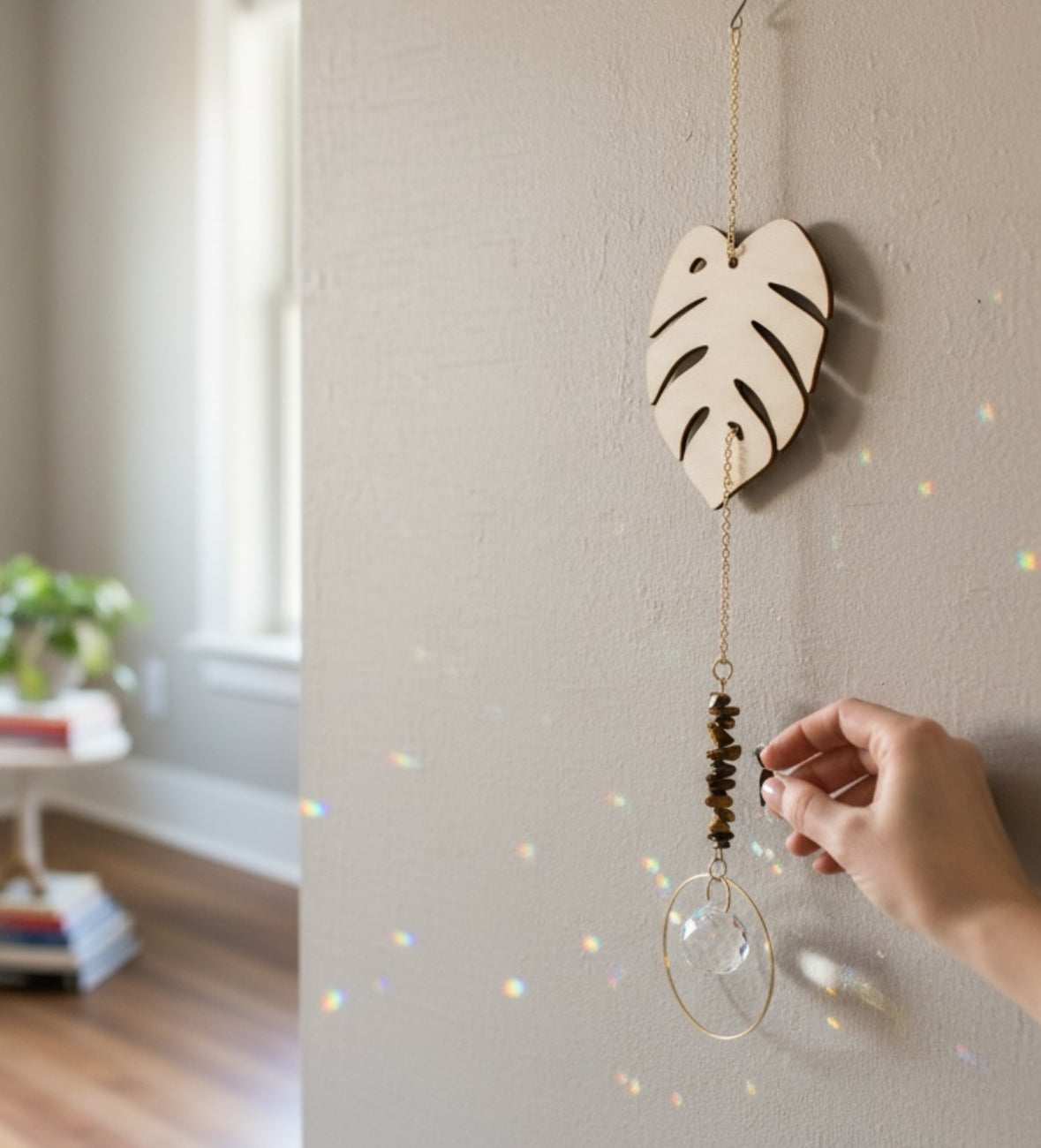 Monstera Suncatcher