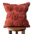 Dark Rust Pumpkin Pillow Cover