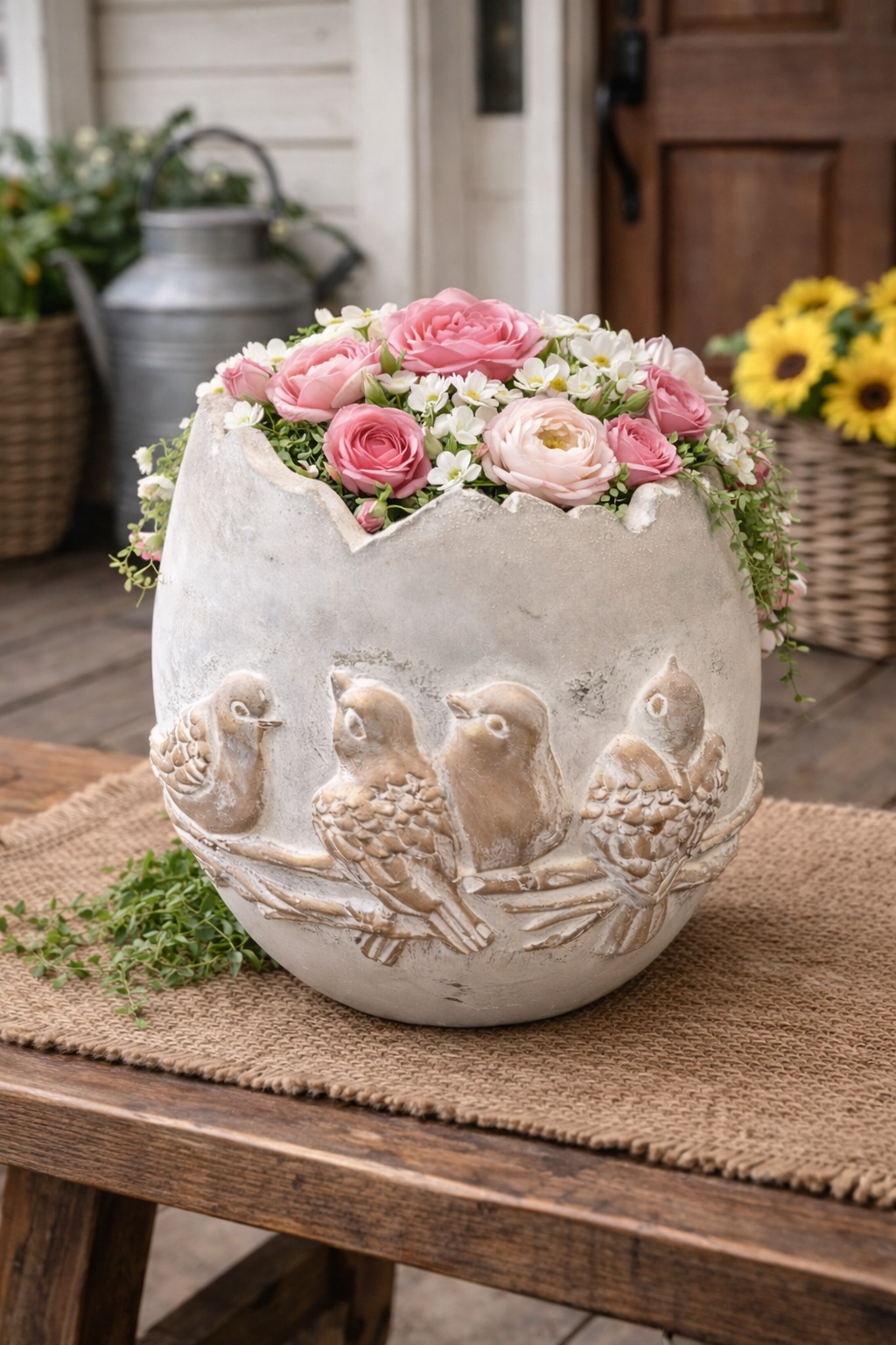 Bunny Egg Planter