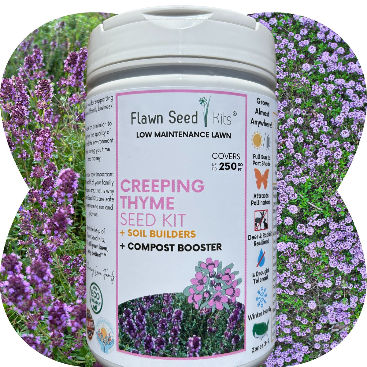 Creeping Thyme Easy Spread Shaker