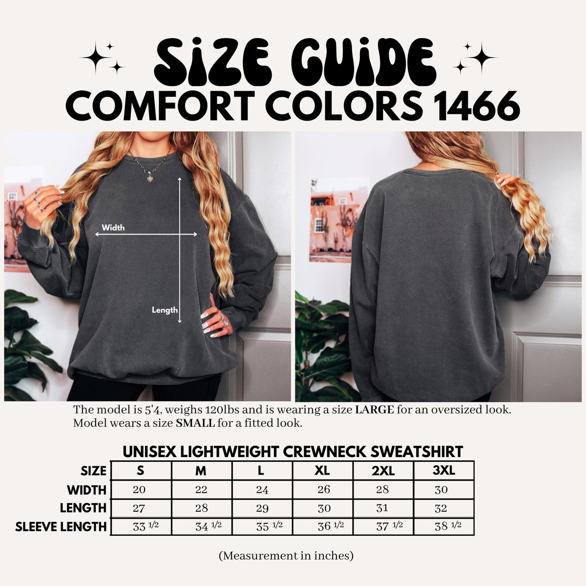 Wildflowers Botanical Garment Dyed Comfort Colors Sweatshirt