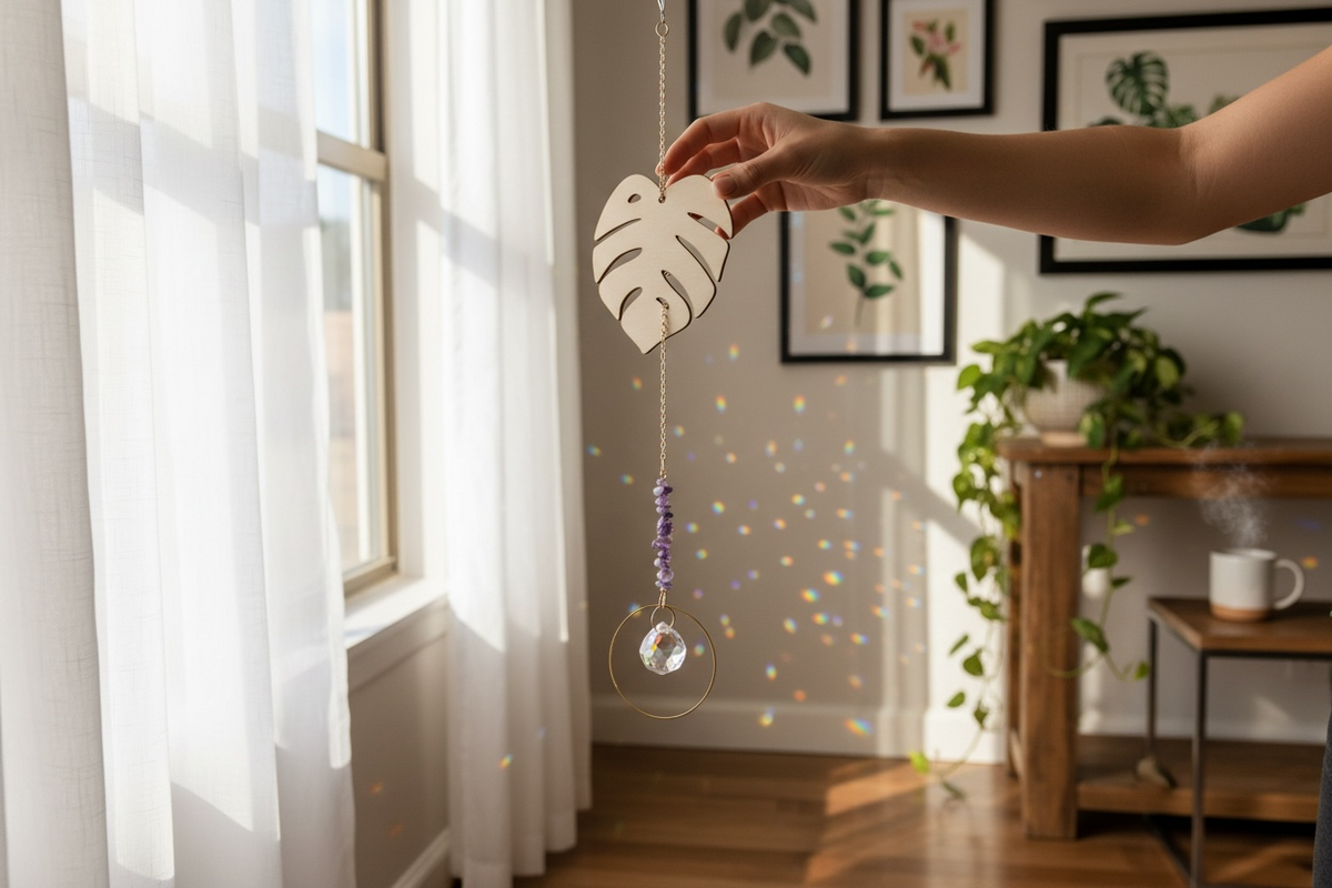Monstera Suncatcher