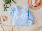 Wildflowers Botanical Garment Dyed Comfort Colors Sweatshirt