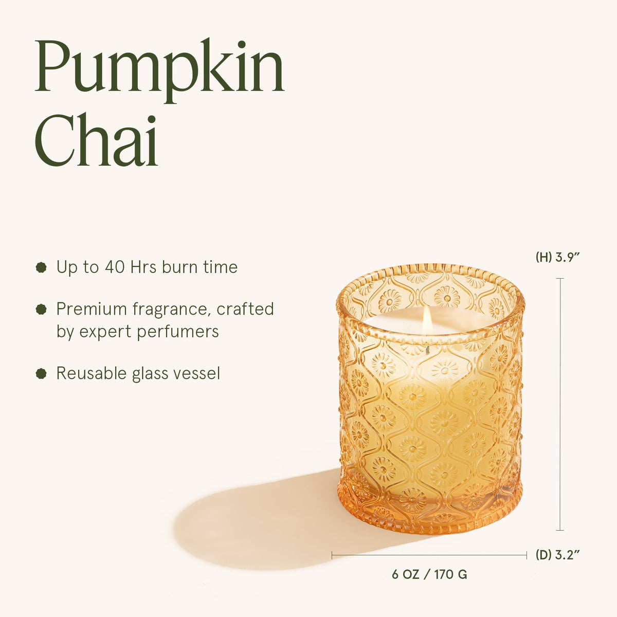 Maelyn - Pumpkin Chai 6oz Candle