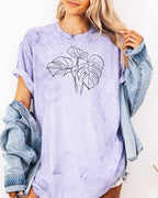 Monstera botanical Comfort Colors T Shirt