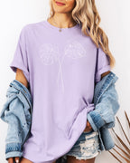 Monstera botanical Comfort Colors T Shirt (Monstera 2 leaves)