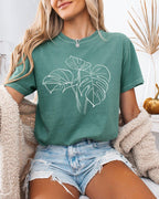 Monstera botanical Comfort Colors T Shirt