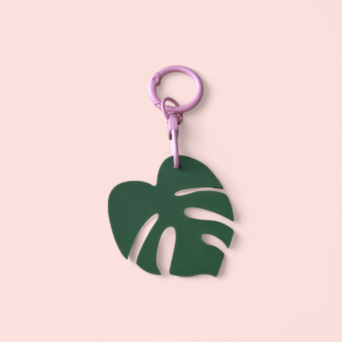 Monstera Keychain & Bag Charm