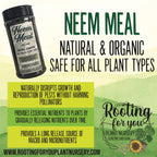 Neem Meal - 16oz by Volume Shaker - Vegan - Organic - Oregon Licensed Nursery - Can be used with all soil types