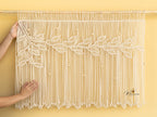 Nordica Natural Macrame Window Curtain