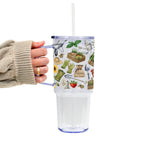 Garden Girl Glass Cups
