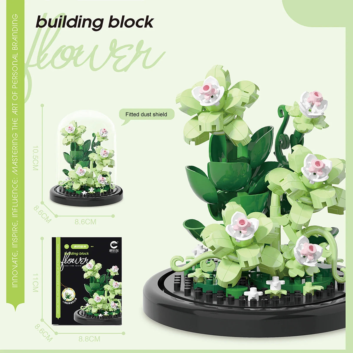 DIY Micro Flower Building Blocks – Mini Bricks Eternal Flowers Home Decoration Puzzle Toy