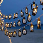 LED Solar Lamp String Lantern Bottle Retro Light String Christmas Decoration Lamp Garden Atmosphere Light Outdoor Camping Light
