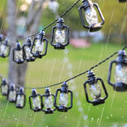 LED Solar Lamp String Lantern Bottle Retro Light String Christmas Decoration Lamp Garden Atmosphere Light Outdoor Camping Light