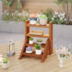 Solid Wood Plant Stand for Flowerpots and Succulents