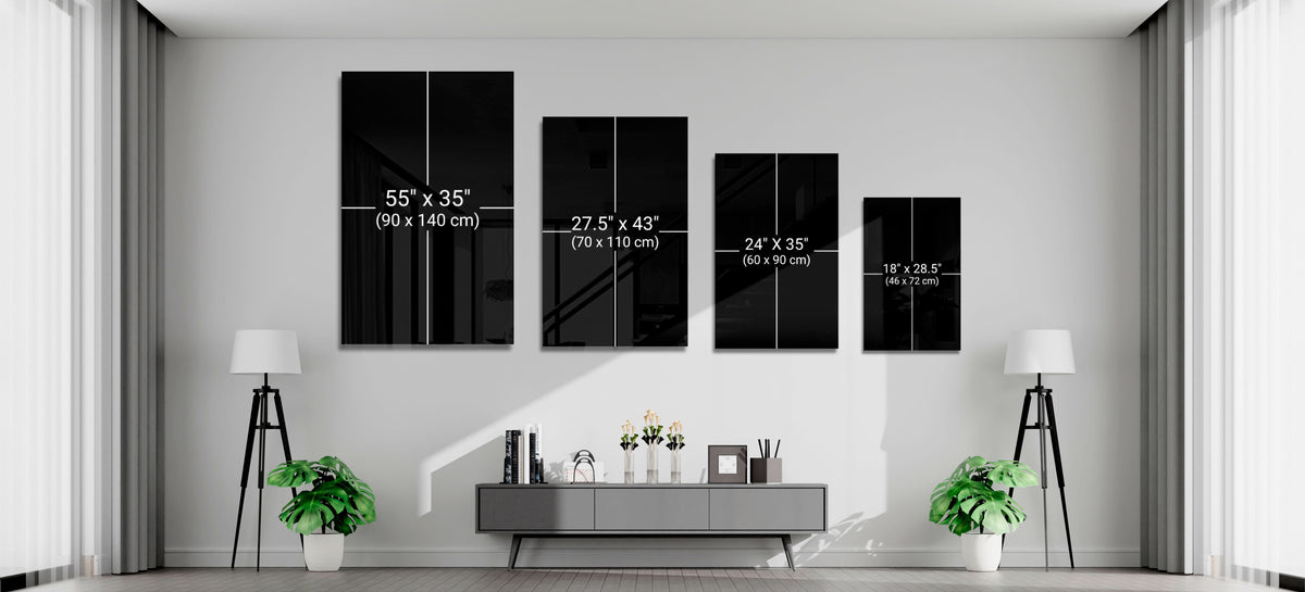 Poppies Glass Wall Art || Designer Collection