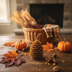 Pinecone Candle | Handcrafted | Rustic Fall Decor