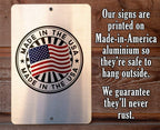 Pardon the Weeds I'm Feeding the Bees - Metal Sign