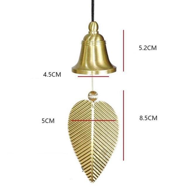 Pure Copper Wind Chimes Ornaments Exquisite Hanging Harmony Bells Garden Rustic Relaxing Tranquil Wind Chimes Japanese Home Balcony Bedroom Wind Chimes Car Pendant Birthday Gift Supplies
