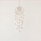 Shell Wind Chime Room Decoration Hanging Wind chime Outdoor Decoration, Bamboo Wind Chimes Unique Outdoor Handmade Chimes as Memorial Gift for Mom Family Wall Pendant Home Office
