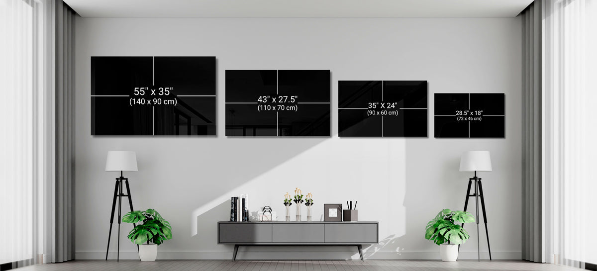 Poppies Glass Wall Art || Designer Collection