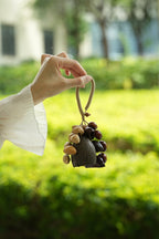 Bag Charm | Forest Bell Natural Seed Cluster